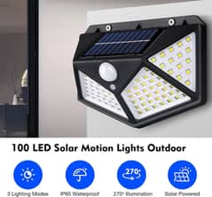 Solar Lights for Outdoors, 3 Modes, Waterproof IP65 with Motion Sensor