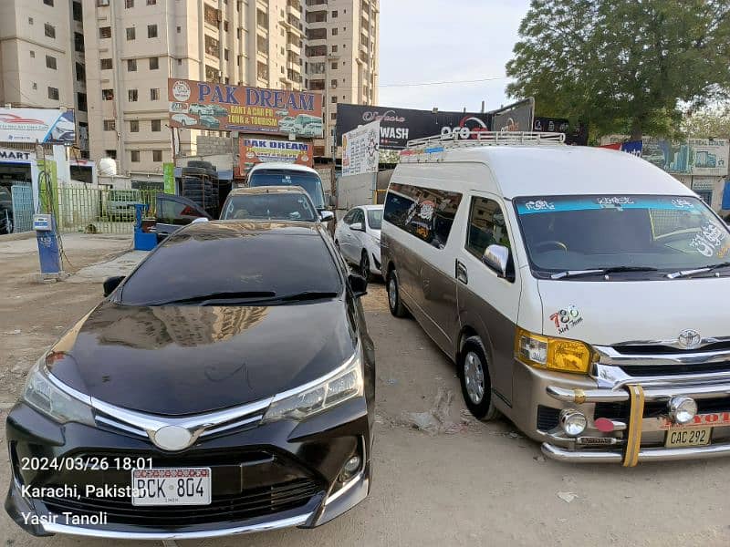 RENT A CAR | CAR RENTAL SERVICE | Karachi To all Pakistan Service 24/7 3