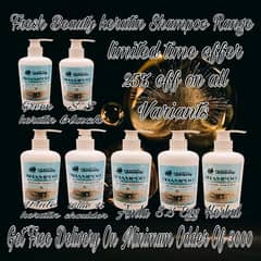 fresh beauty keratin Shampoo international brand