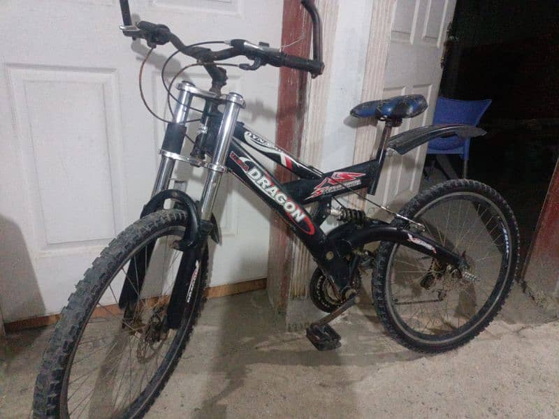 26inch dual shocks gear bicycle new tyres 2