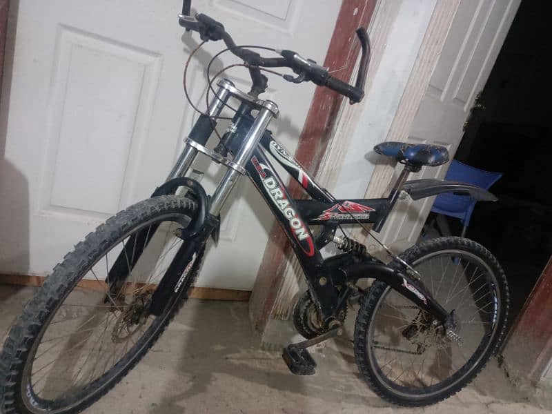 26inch dual shocks gear bicycle new tyres 3