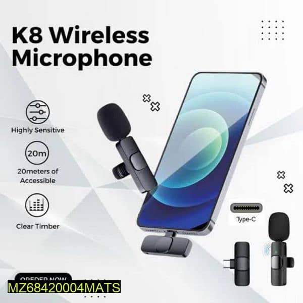 K8 wireless microphone 2