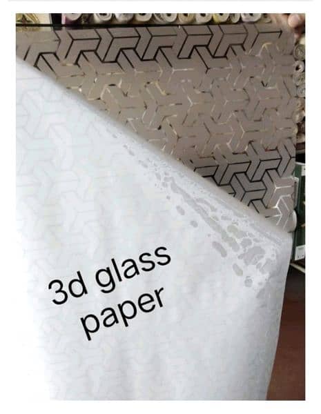 wallpaper, 3d, black heat cover glass paper, frost glass paper, 18