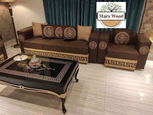 wooden Sofa/Sofa set/L Shape Sofa Set/Luxury Sofa Set/Furniture 6