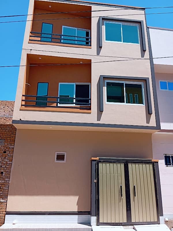 2 Marla Fresh House For Sale At Sufian Garden Warsak Road. 1