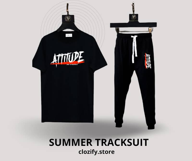 TRACKSUIT - Summer Printed Tracksuit For Men & Boys - Soft 3