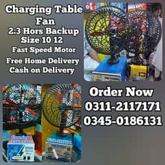 Charging Table And Stand Fan Available 12 Volt AC DC Fans