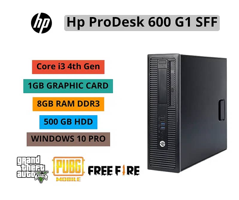 HP PRODESK 600 G1 CORE I3-4TH GEN 3