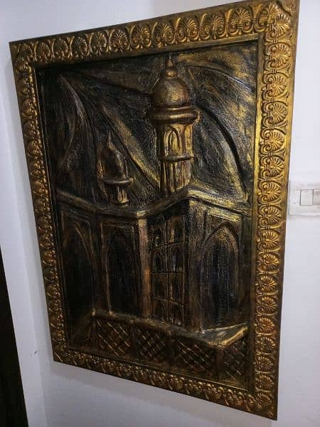 Beautiful Large Black and Golden Painting 2