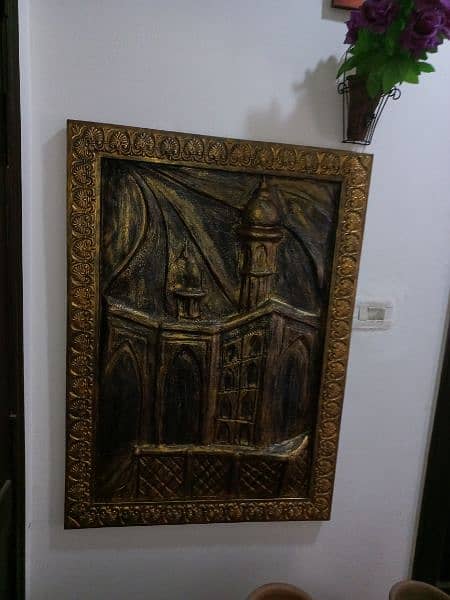 Beautiful Large Black and Golden Painting 3