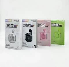 Air31 Earbuds Wireless Crystal Transparent Body ( Random Color ) 0