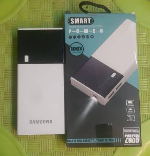 Samsung 18650 Battery Powerbank 100% 10000mAh - Random Color . 1