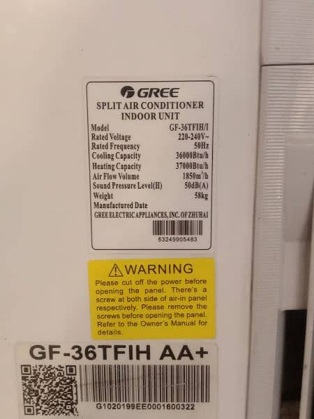 Gree
3 ton
Dc inverter
Only 3 months used. 1