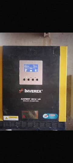 inverter Inverex 3KW. Hybrid. 10 plates 300 watt supportive