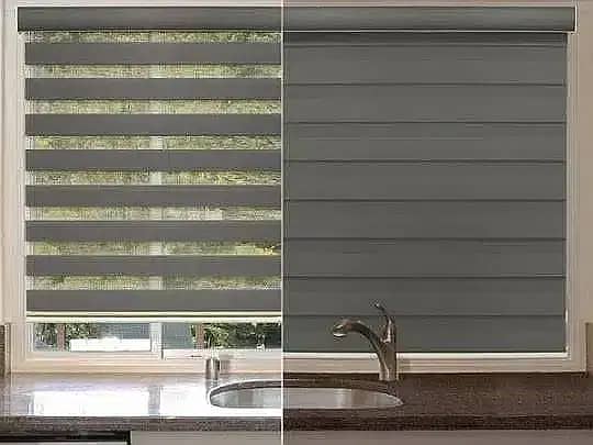 window roller blinds - save your AC Cooling, Sun heat blocker blinds 2