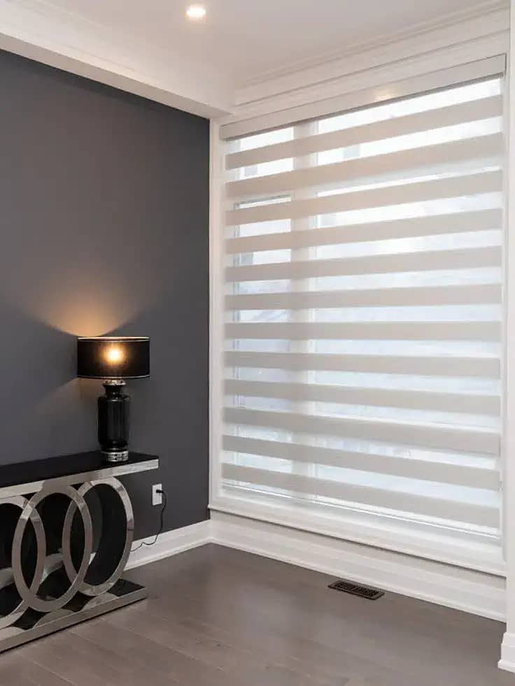 window roller blinds - save your AC Cooling, Sun heat blocker blinds 3