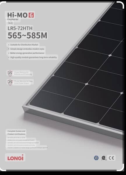 Longi Himo x6 Solar Panels 3