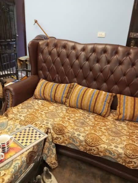 Sofa set \ 6 seater sofa \ wooden sofa set for sale with table 2