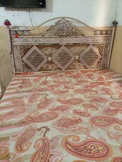 king size double bed with quality mattress