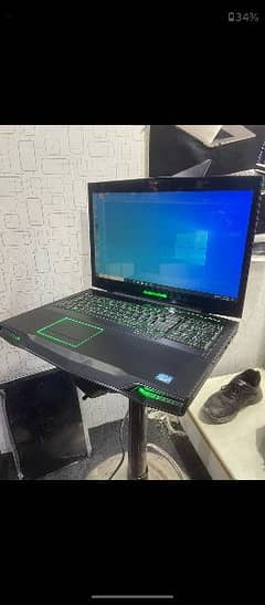 alien ware gaming laptop with graphic card 0
