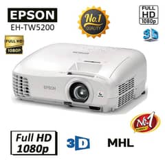 Epson full HD 3D home theater projector available for sale