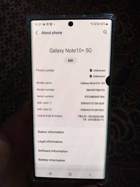 Samsung galaxy note 10 plus 5g 4