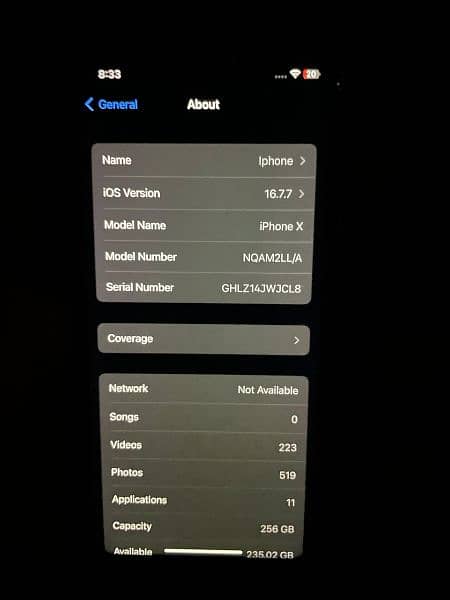 iphone x non 256 gb 3