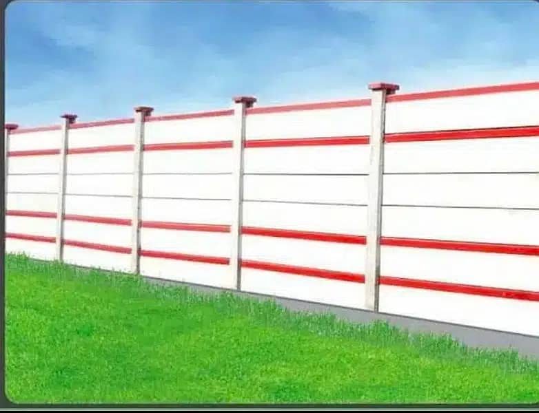 Boundary wall/Precast boundary wall/Girders/slabs/control shed roof 6