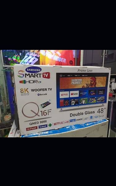 Big deal 48,INch SAMSUNG 8k Android Led Tv 3YEARS warranty O32245O5586 0