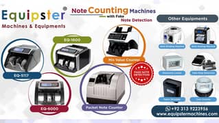 Pakistan No. 1 Fake note detector, Cash Counting Machine, Note checker