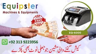 Cash Counting Machine, Jali Note Pakernay ki Machine, note checker