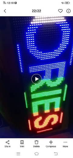 Electronic signboard Led running for shop