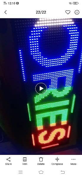 Electronic signboard Led running for shop 0