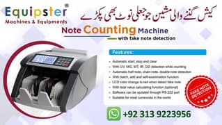 Cash, Note, Counting Machine, Check Machine, ATM Cash SortingMachine