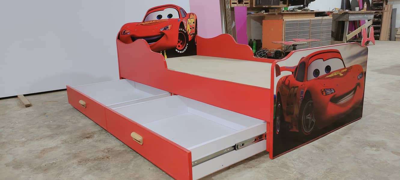 New Style Kids Single Bed for Boys Sale 3D new design 0