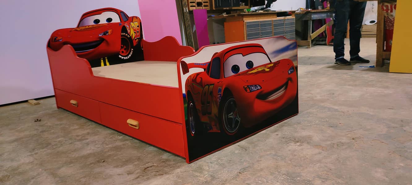 New Style Kids Single Bed for Boys Sale 3D new design 2