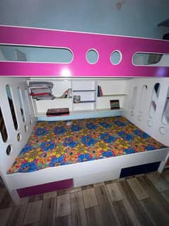 bunk bed for three kids