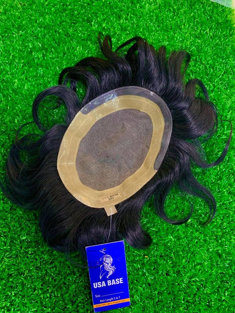 Men wig imported quality hair patch _hair unit(0'3'0'6'4'2'3'9'1'0'1) 4