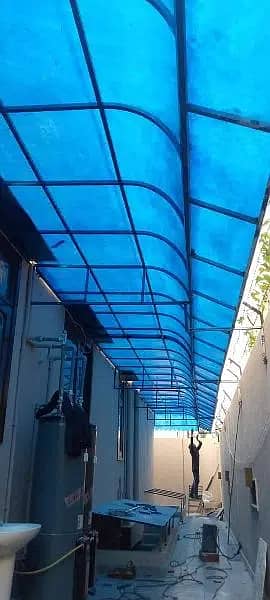 fiber glass shades Animal shelter - fiberglass conopy parking shades 9