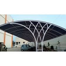 fiber glass shades Animal shelter - fiberglass conopy parking shades 13