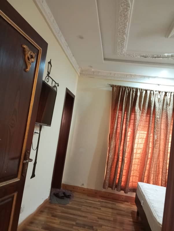 DHA Phase 5 Lower Furnished Kanal One Bed Rooms TV Lounge kitchen Near Jalal Sons near to wateen Chowk 4