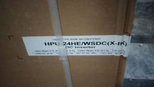 2 Ton DC Inverter Floor Standing Cabinet AC Haier-HPU-24HE/WSDC(X-IK) 0