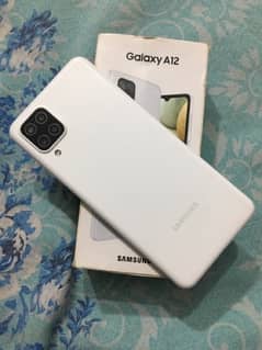 Samsung A12 … Full Box … 4/128GB Memory