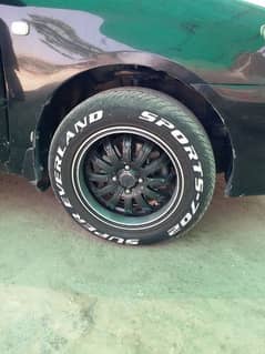 alloy rums with tyre