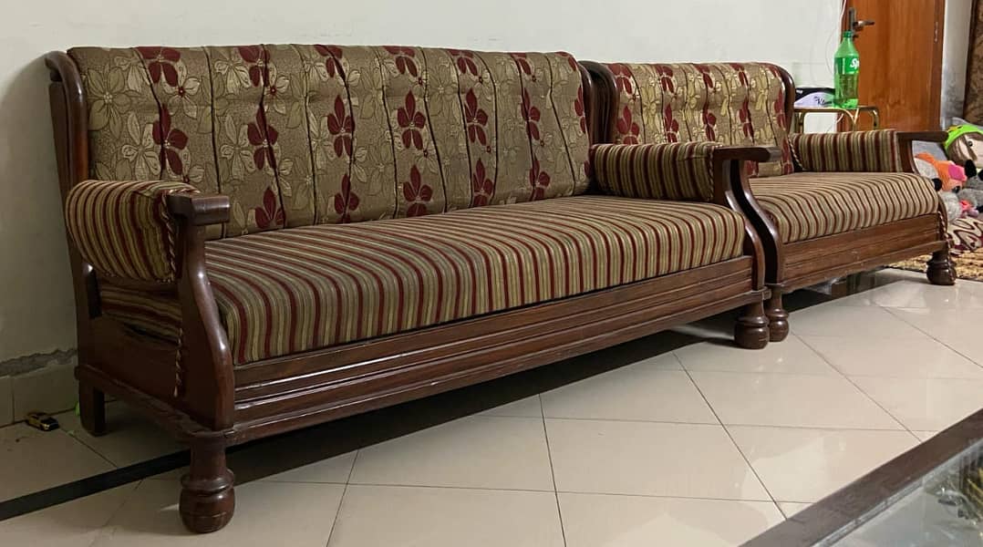 sofa set/setti/5 seater sofa/wooden sofa/study table/center table 2