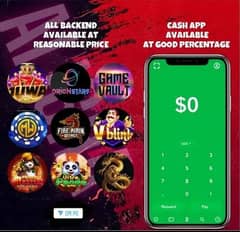 cashapp service and game panel's