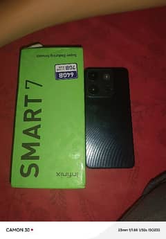 infinite smart 7 10 /9 condition black color  with box charger 0