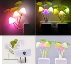 LED sensor mushroom night light