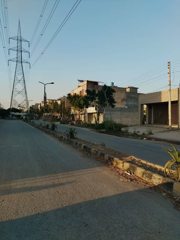 On 100ft Road 3 Marla Commercial Plot For Sale In Pak Arab Society Lahore 1