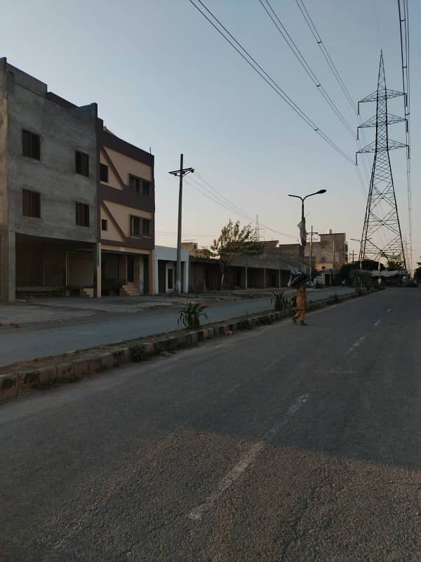 On 100ft Road 3 Marla Commercial Plot For Sale In Pak Arab Society Lahore 3